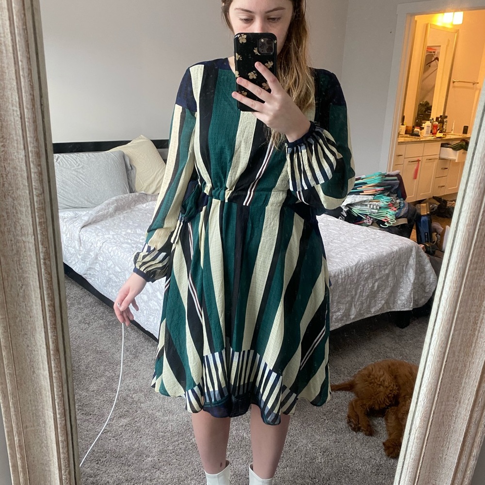 Anthropologie Geometric Dress